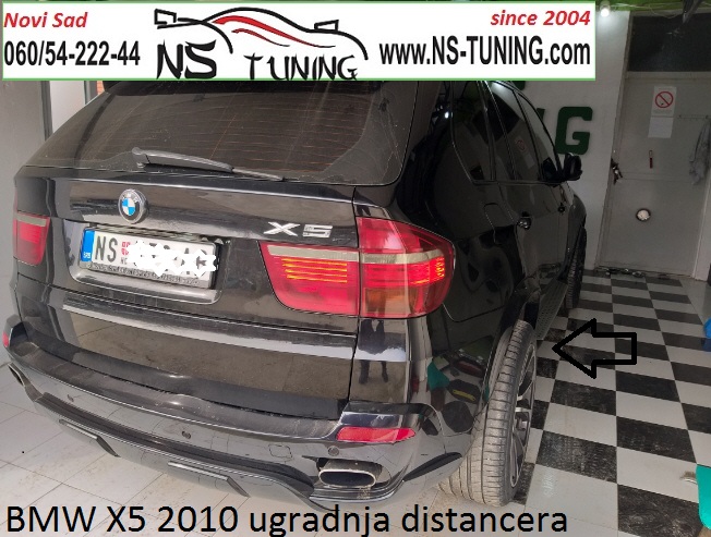 bmw x5 e70 2008 2009 2010 2011 2012 godiste ugradnja distancera 5x120 74.1 20mm 25mm novi sad tuning